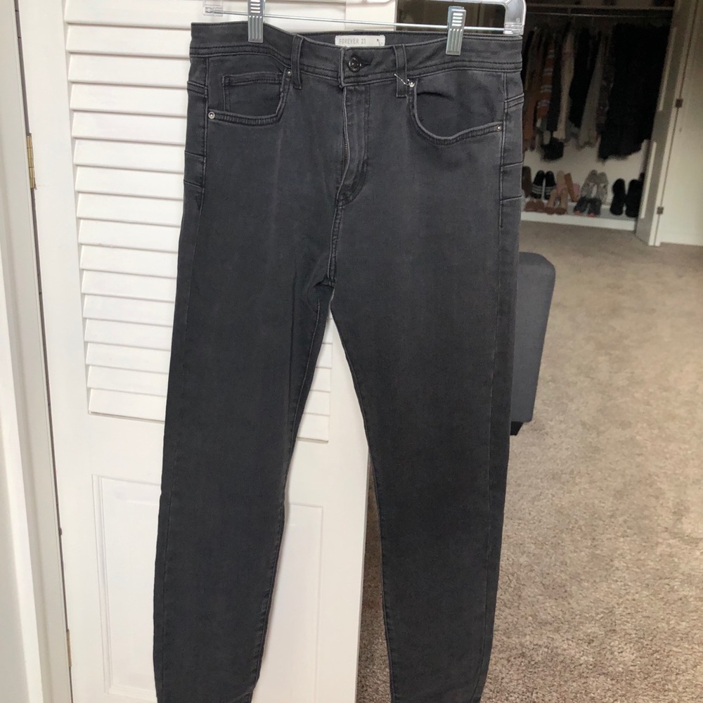 F21 Black Skinny Jeans